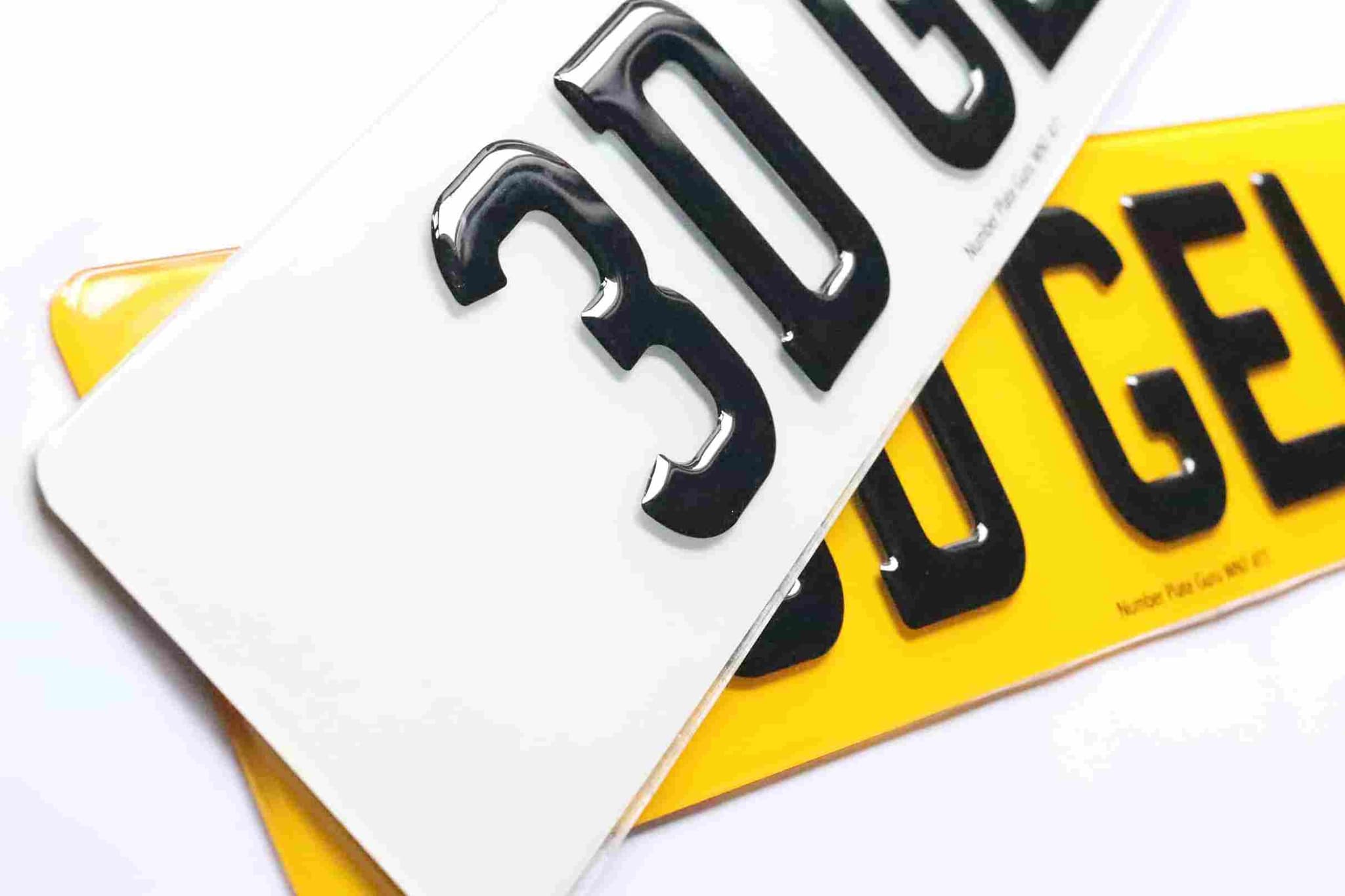 High Quality 3D Number Plate – Stand Out with a Stylish Finish