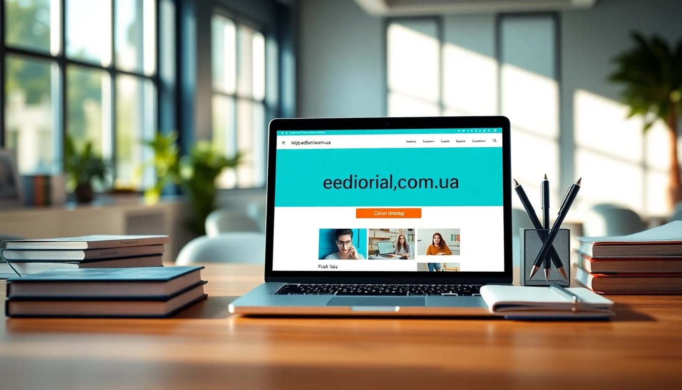 Visit https://editorial.com.ua while exploring a modern digital publishing workspace.