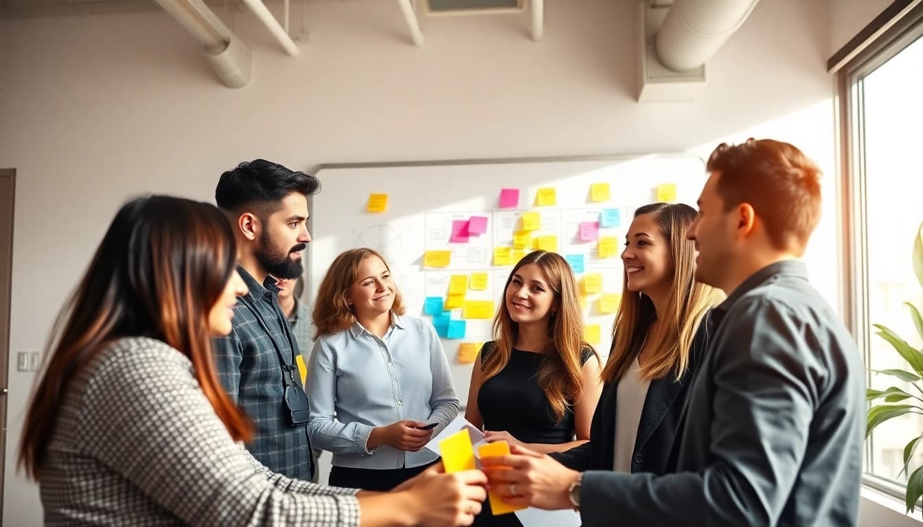 Team collaborating on marketing insights focusing on Good Wolf Marketing principles.
