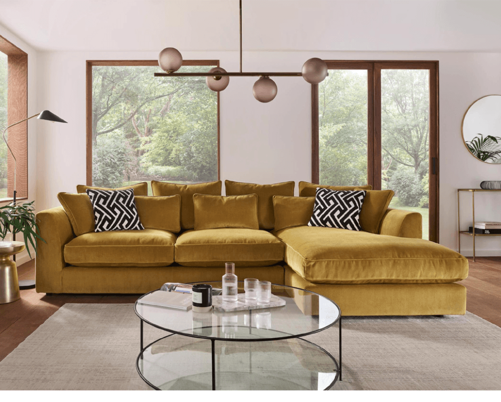 Corner Sofa Statement Piece – Elegant Living Room Ideas by Msofas
