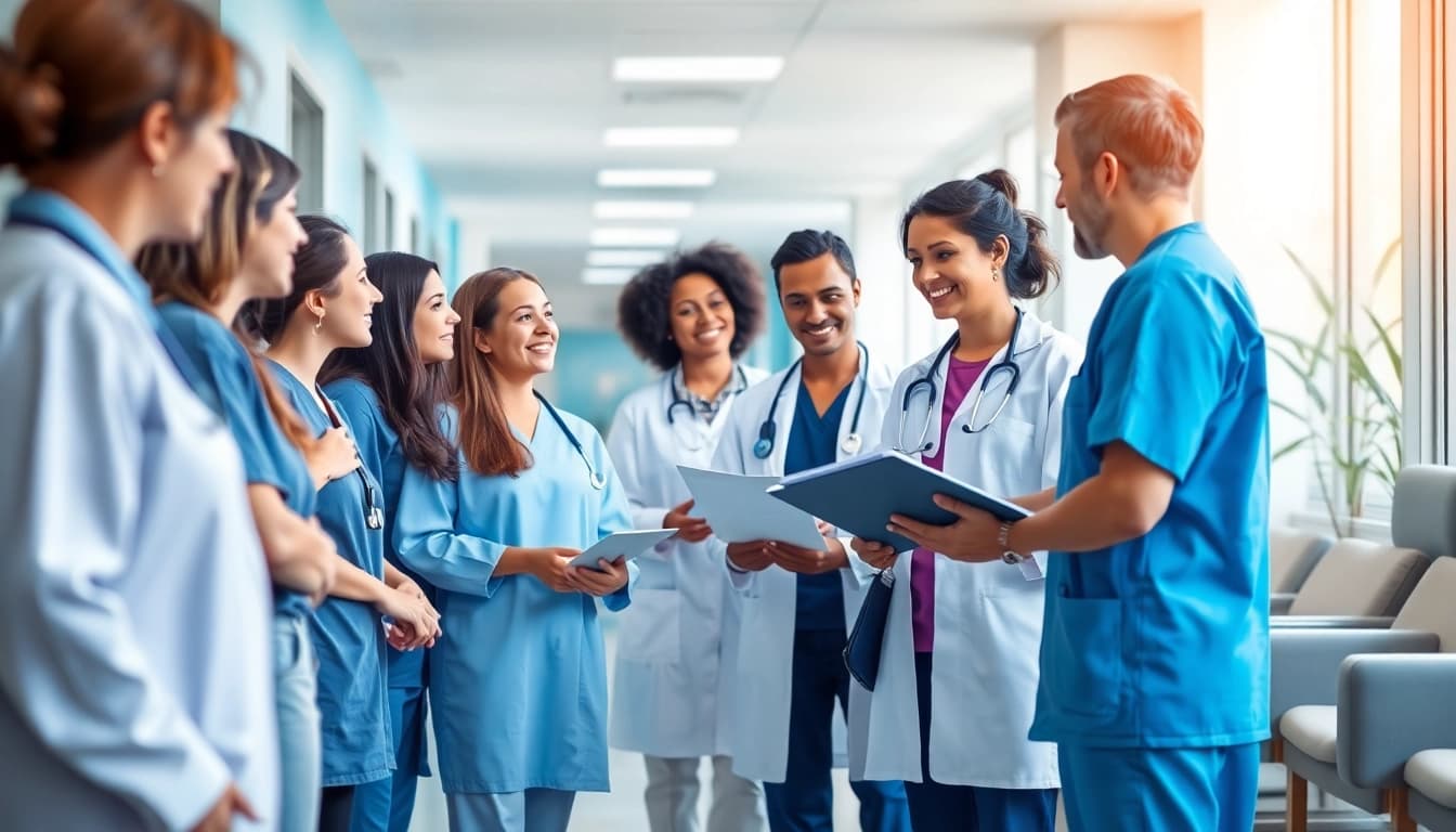 Visit https://tweestedenziekenhuis.nl for a professional healthcare interaction emphasizing patient care.