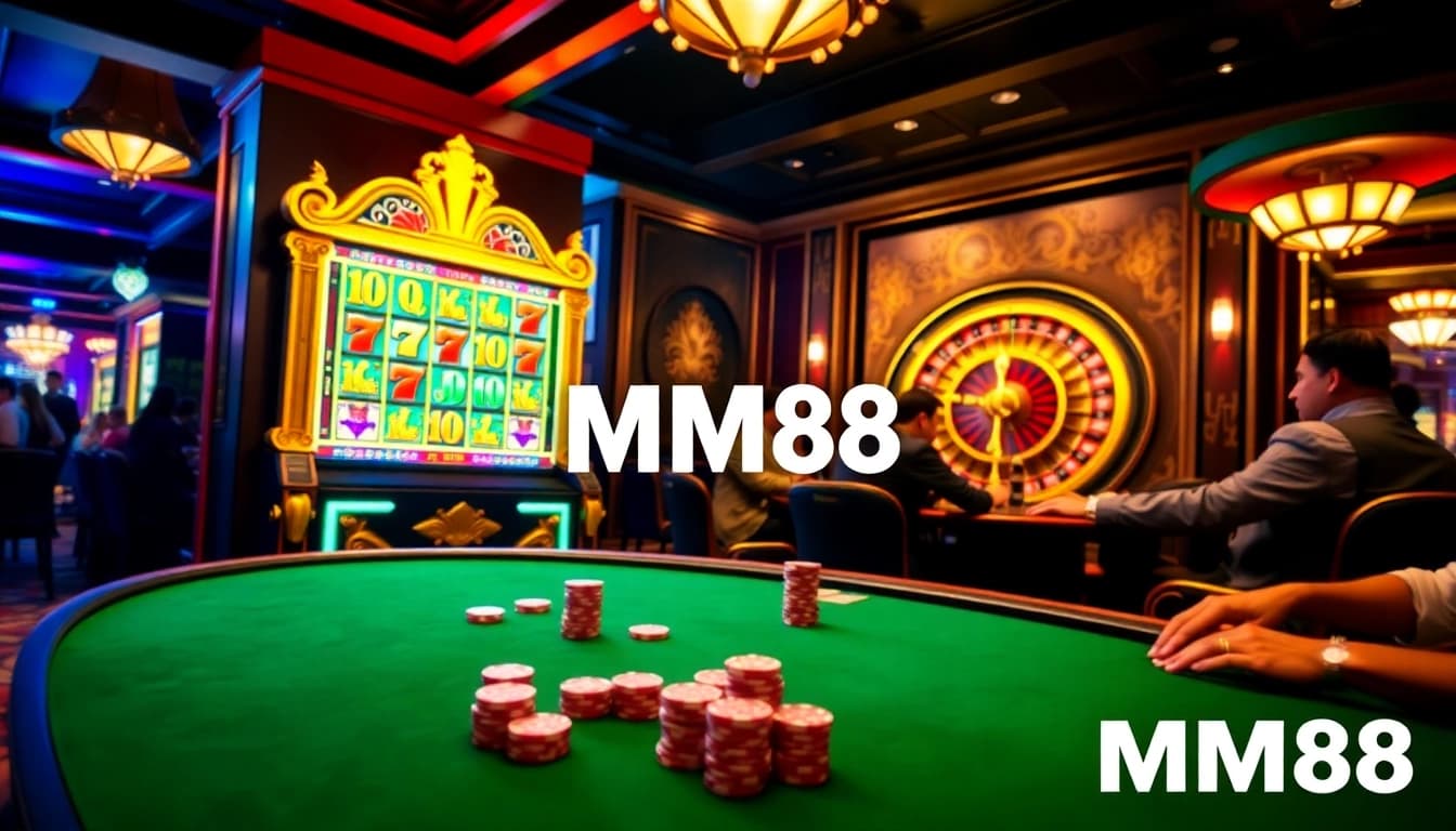 Experience the thrill of MM88 with exciting poker, slots, and roulette gameplay.