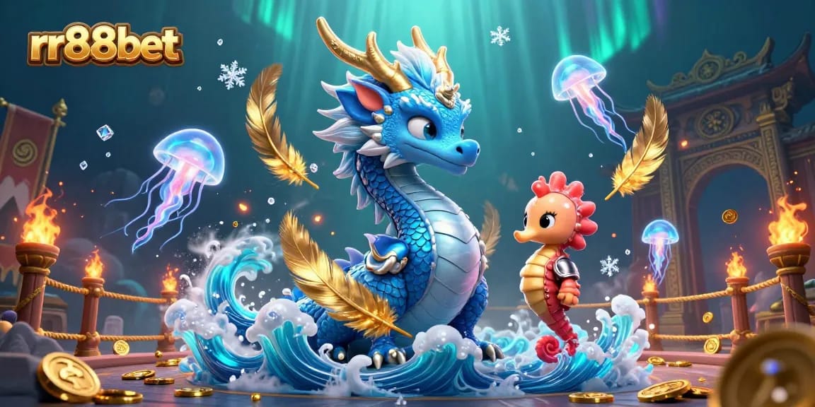 Engage in thrilling games at rr88bet with our vibrant underwater casino adventure featuring mythical creatures.