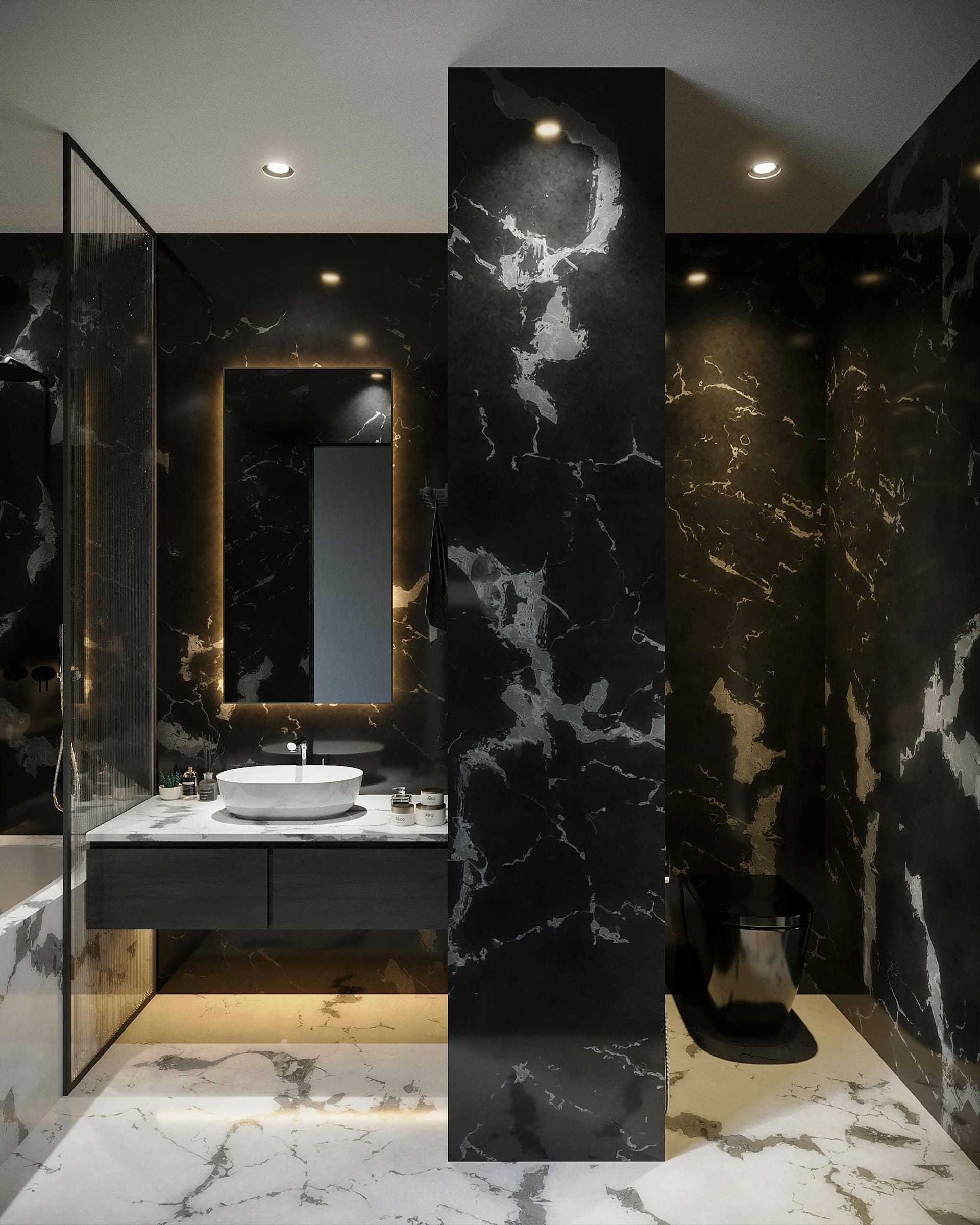 Black Frame Shower Doors That Define Contemporary Style