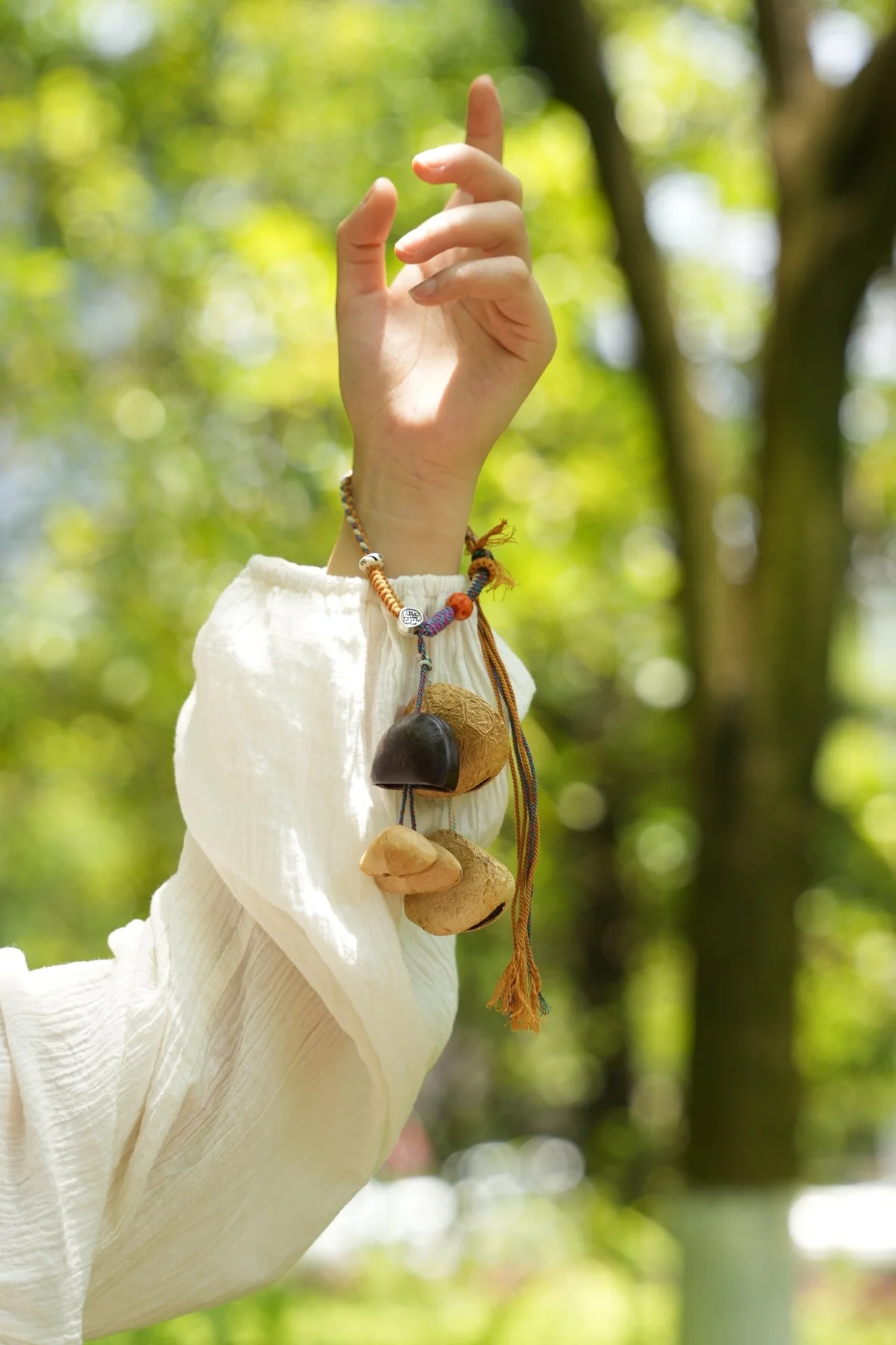 Handmade Seed Pod Shaker with Natural Botanical Sound