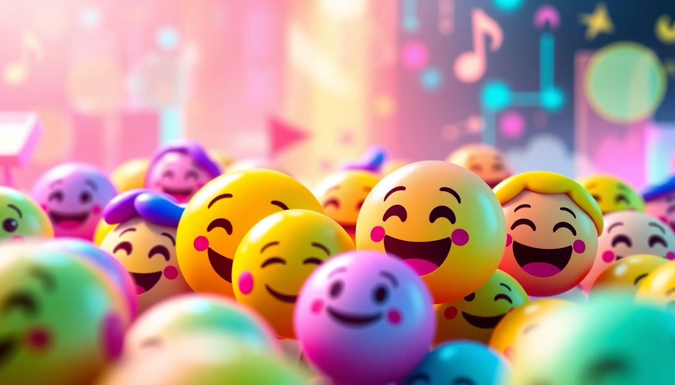 Engaging display of tiktok emojis showcasing unique designs and vibrant colors.