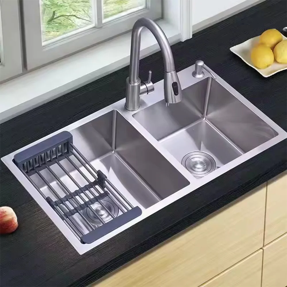 Precision-engineered stainless steel sink designs