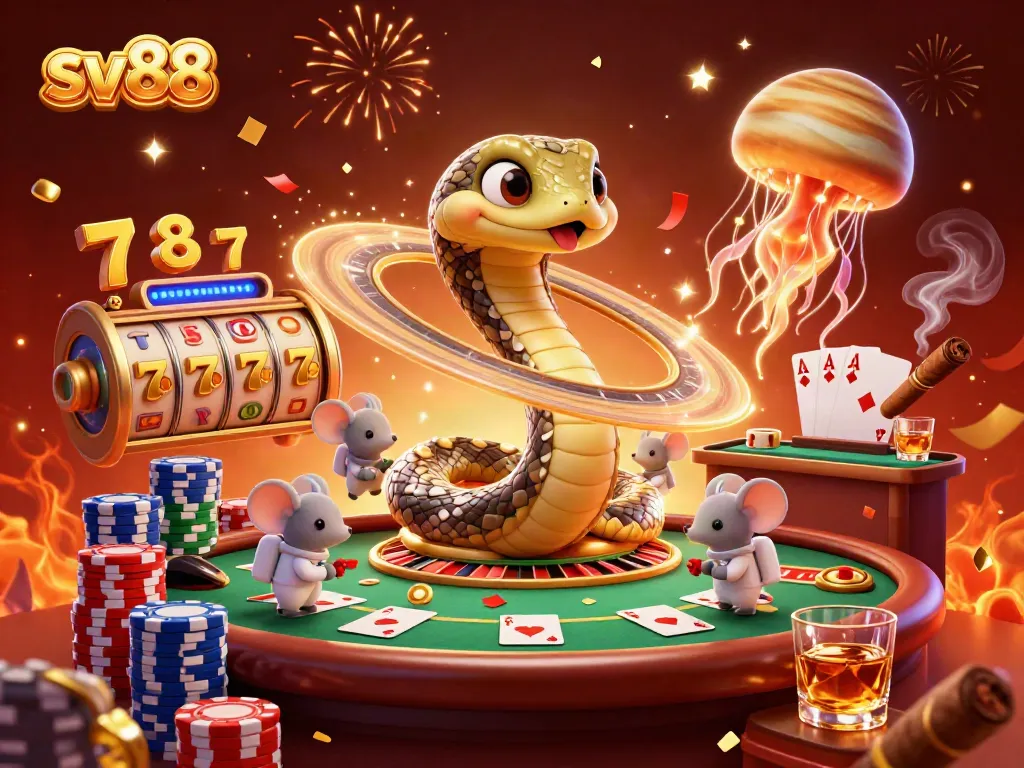 Experience thrilling gameplay at sv88 with a cosmic dealer and adventurous bets.