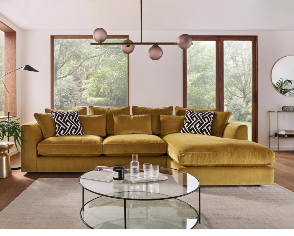 Corner Sofa Statement Piece – Elegant Living Room Ideas by Msofas