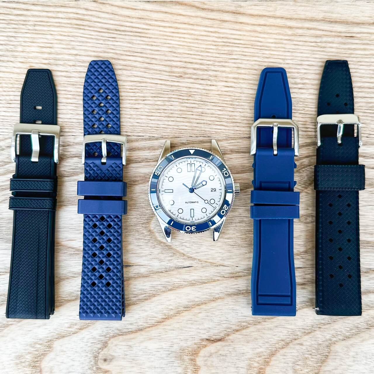Elevate Your Watch Game with Sleek Rubber Straps