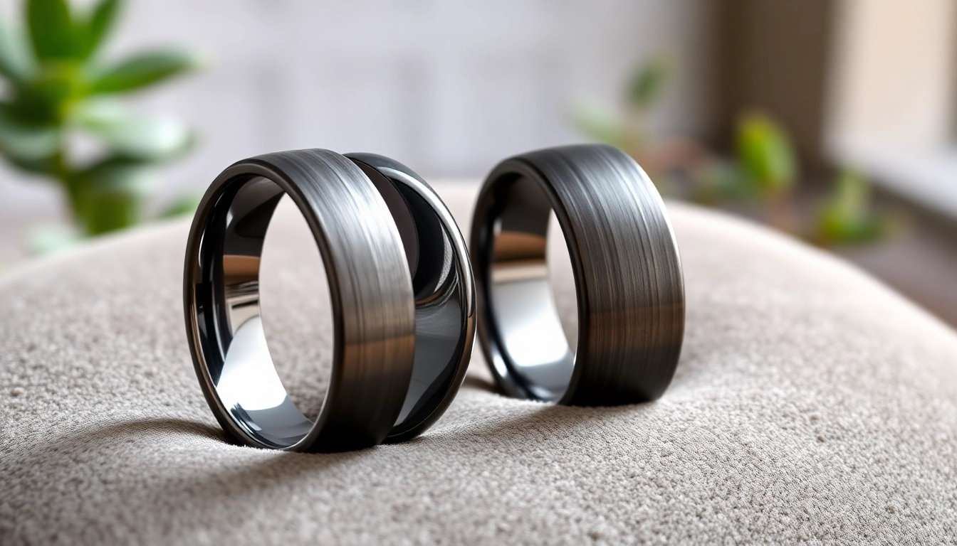 Stylish Gunmetal Wedding Bands for Men: Your Guide to Modern Elegance