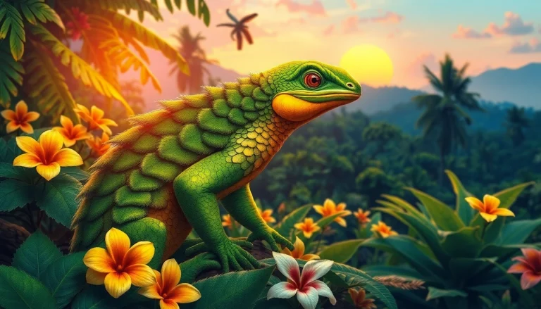 Menampilkan suletoto yang menawan dikelilingi oleh keindahan alam yang subur.