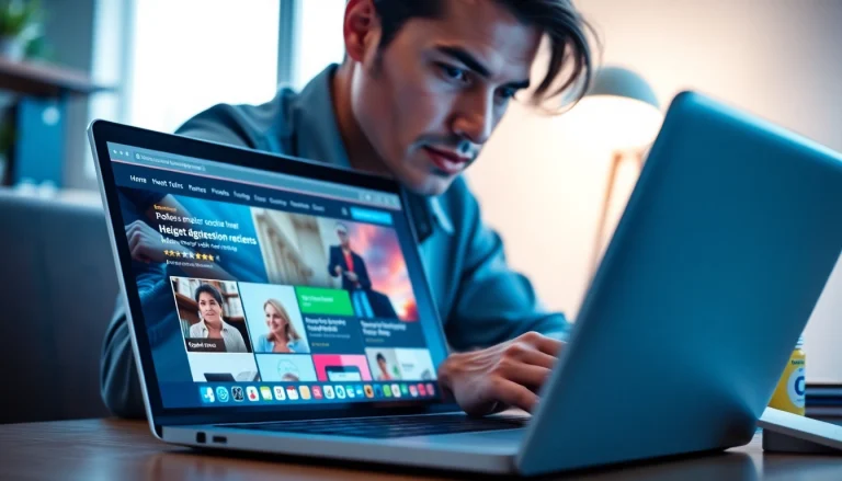 Assessing if Steroidify legit through customer reviews on a laptop in a well-lit workspace.