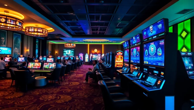 Engaging gaming environment showcasing https://whycazino.com featuring vibrant games and sleek design.