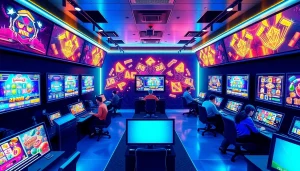 Engaging view of a digital gaming platform interface at https://152.42.170.247 highlighting vibrant slot games.