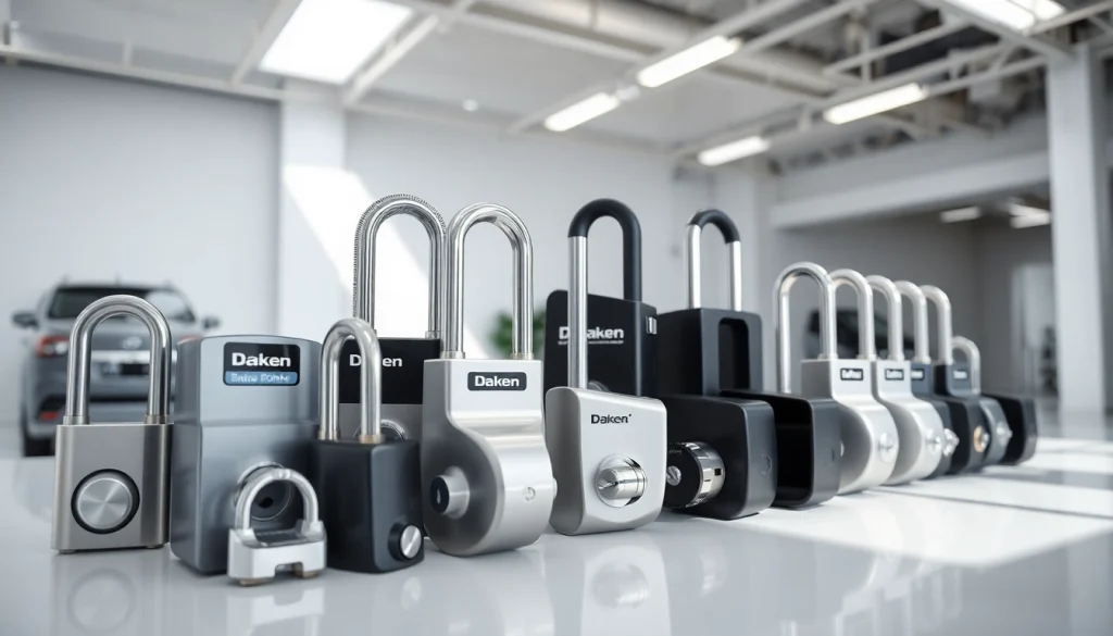 La gamma di serrature DakenLocks.com mostra la sicurezza e la qualità dei nostri prodotti.