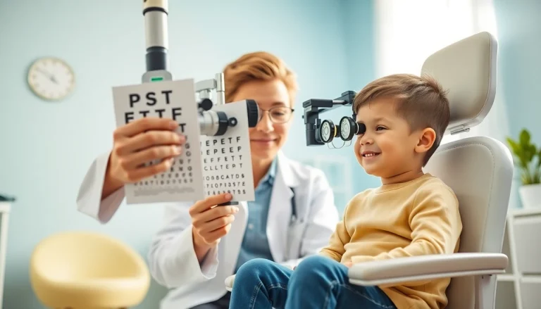 Examine a child's vision through Our Children's Vision initiative with expert pediatric care.