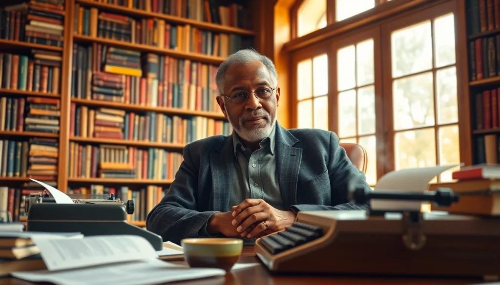 Explore the rich history of the blackchronicle featuring a thoughtful elderly man in a library.