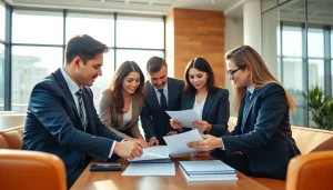 Team collaboration at https://www.turnpikelaw.com, showcasing a professional law firm in action.