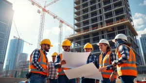 Find top building companies near me engaged in construction projects.