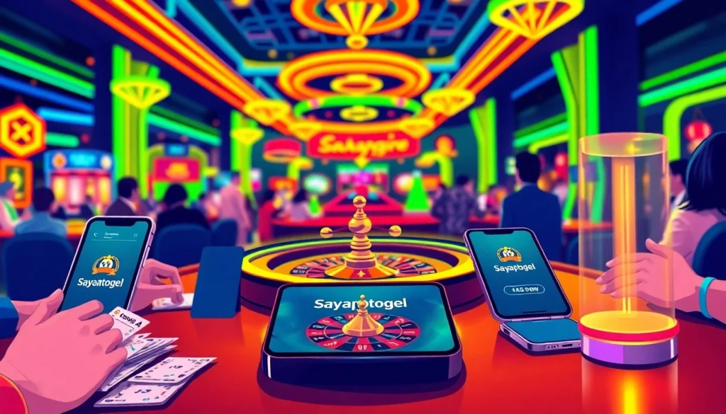 Temukan keseruan bermain sayaptogel dengan antarmuka digital menarik dan suasana kasino yang hidup.