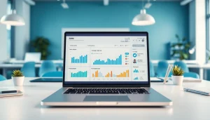 Engaging smm panel interface displayed in a modern digital marketing workplace.