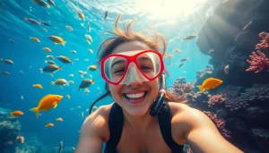 Swim with colorful coral reefs and tropical fish with https://egypt-snorkeling.com adventures