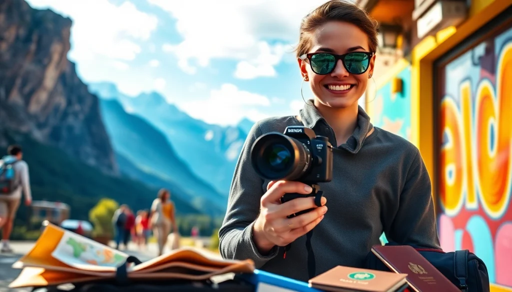 Showcasing travel experiences from https://travelingossip.com with a vibrant outdoor setting.