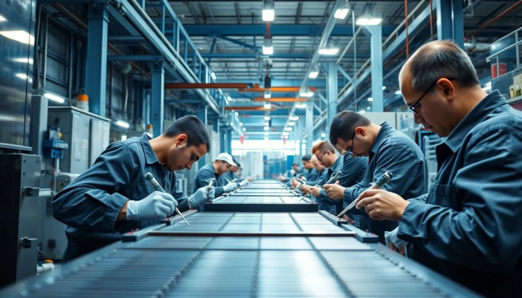 Alnico magnets manufacturer in china producing high-quality magnets in a modern factory.