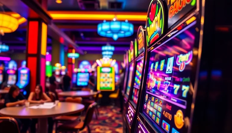 Rasakan keseruan slot gacor di mesin slot berwarna-warni di kasino yang penuh suasana.