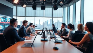 Journalists at suntimesnews.com newsroom engaging in real-time news reporting