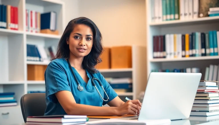 Learn how to order a nursing paper efficiently with a focused student studying at a desk.