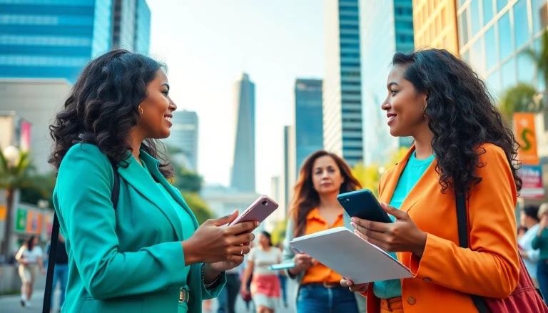Engaging women communicating community news at https://2urbangirls.com, reflecting urban journalism.