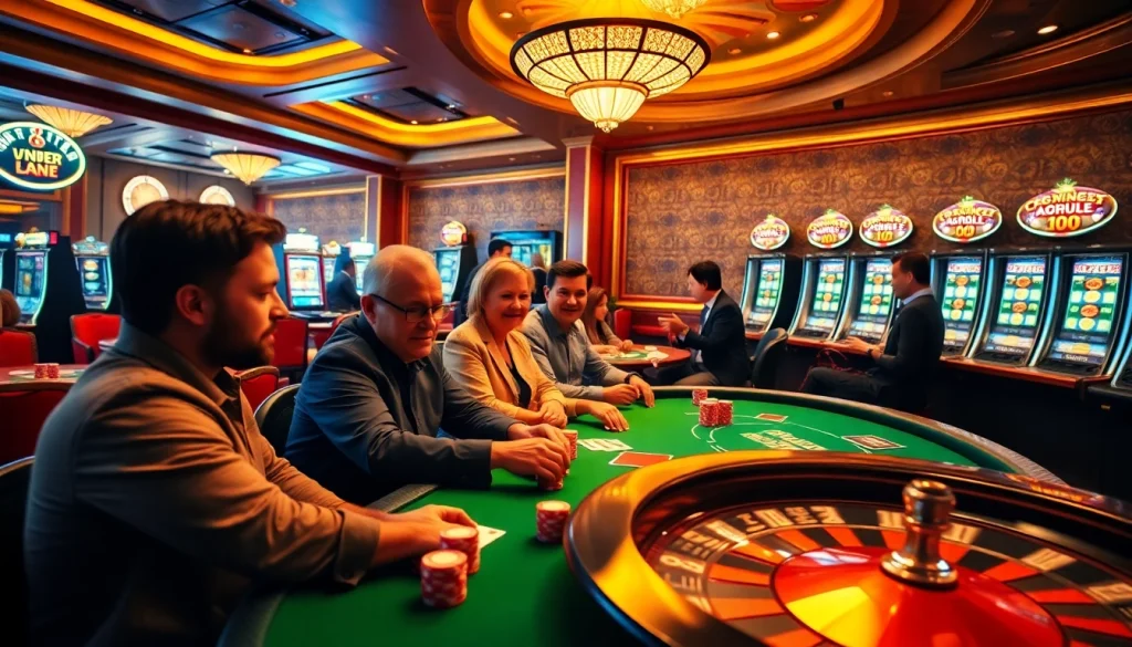 Experience the thrill of gambling at c168me.com with players in a lively casino scene, focused on poker and roulette.