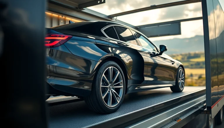 Experience luxury auto transport with https://luxuryautocarriers.com featuring a sleek car on a classy carrier.