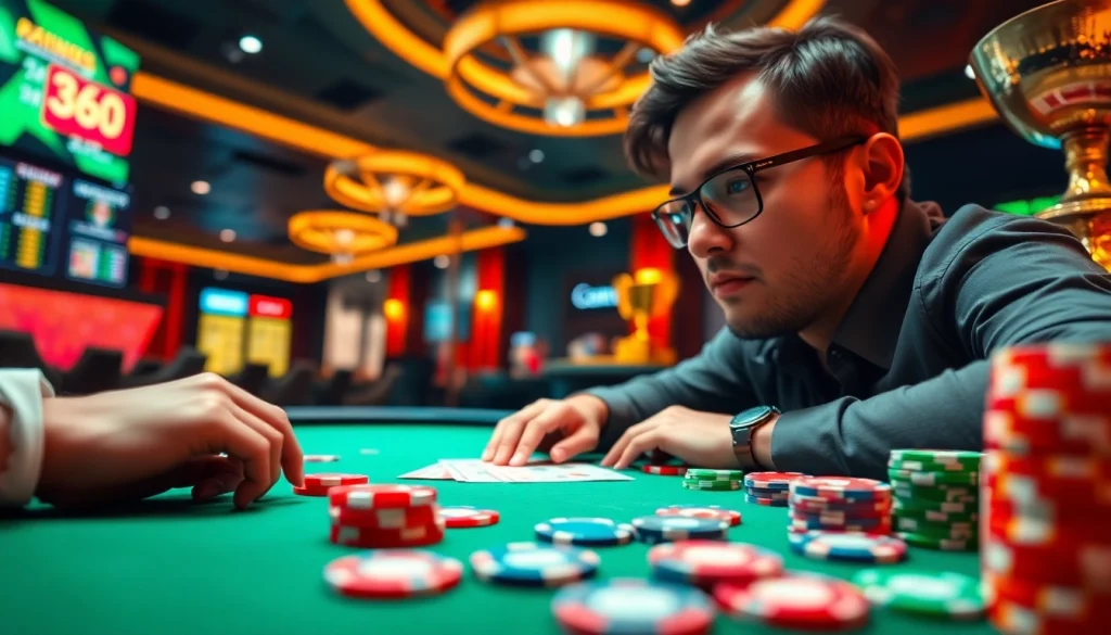 Ikuti aksi mendebarkan dalam domino88 login poker game dengan fokus pemain yang bersemangat.