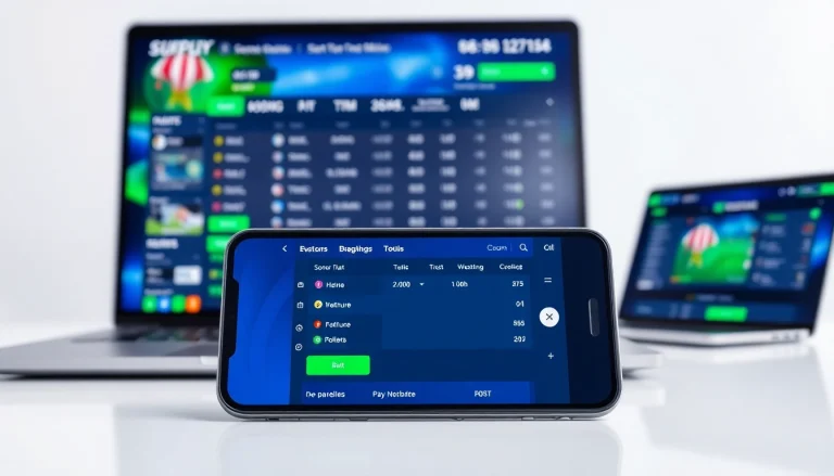 Explore the vibrant interface of mm88 com on digital devices highlighting user-friendly features.
