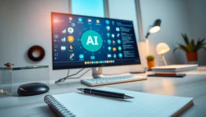 Visual representation of Ai Tool Navigator showcasing a user interface for AI applications management.