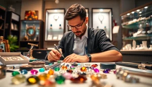 Finden Sie einen Juwelier in der Nähe, der exquisite Schmuckstücke anfertigt und verkauft.