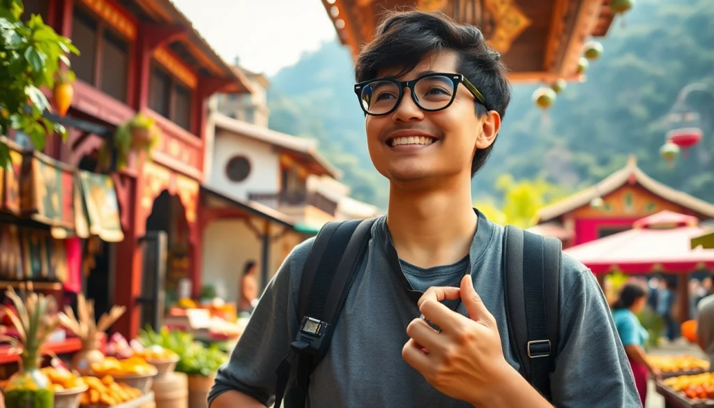 glownexis.com에서 여행자와 현지 문화의 조화를 경험하는 장면