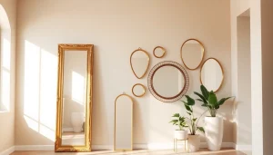Enhance your decor with bespoke mirrors from https://merithome.co.uk in a stylish interior.