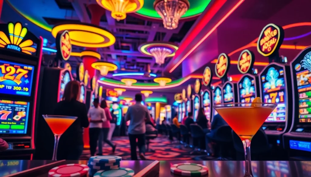 Menggandeng pengalaman slot gacor terpercaya dengan pemain bersemangat di kasino yang cerah.