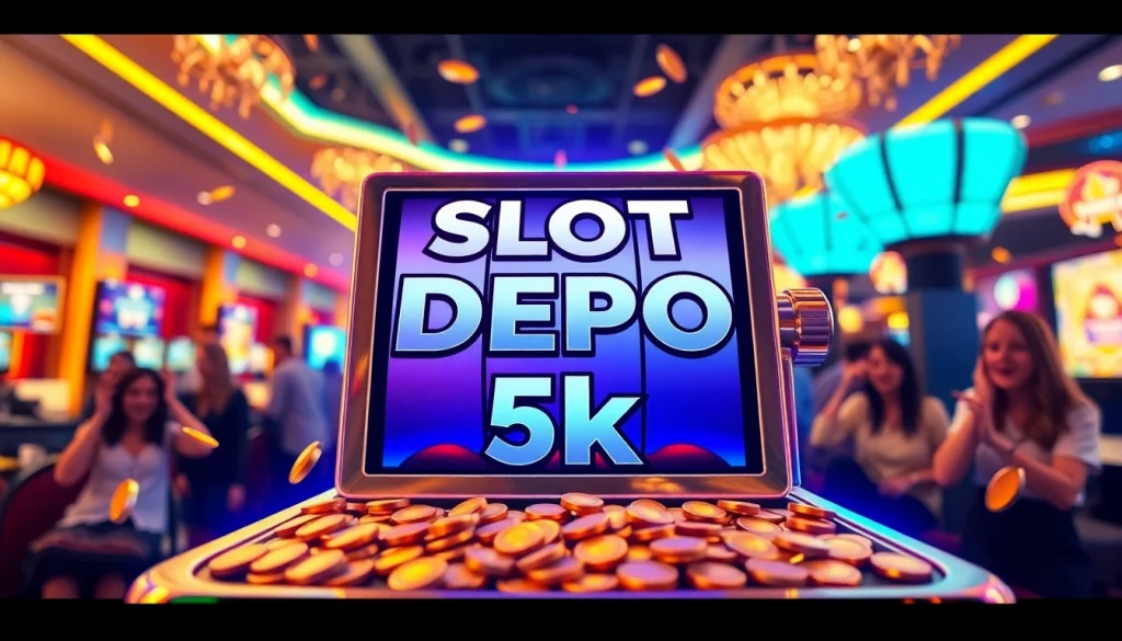 Melihat pengalaman menarik dari slot depo 5k dengan lingkungan permainan online yang ramai.
