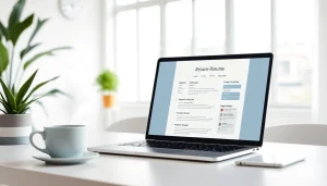 Engaging workspace for Resume Building with modern templates and stylish decor.