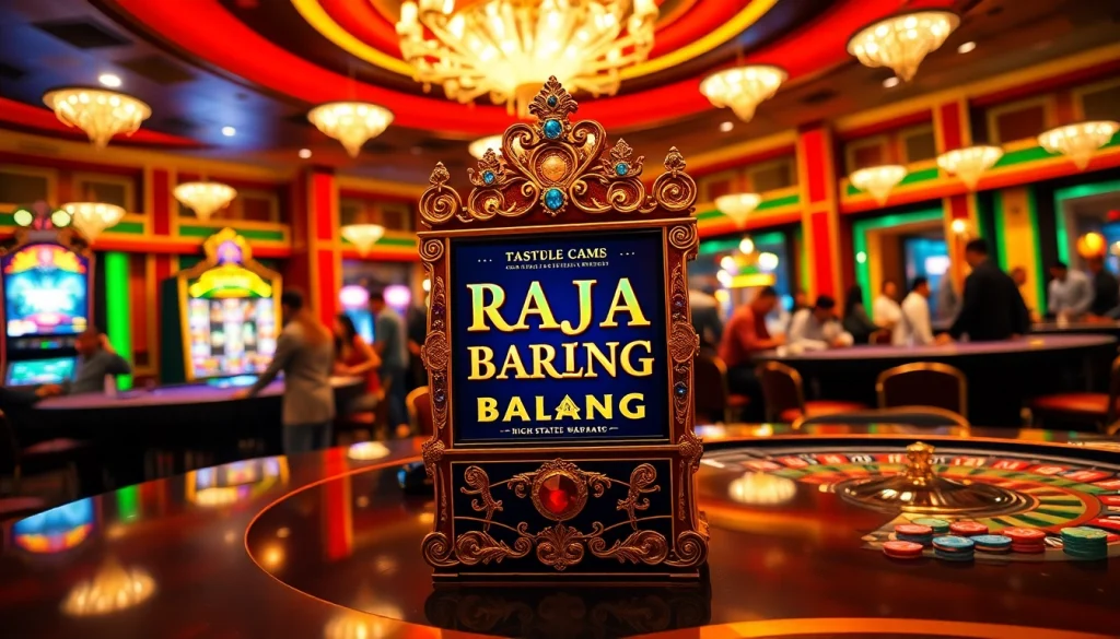 Engage with the exciting raja barong slot machine featuring vibrant gameplay and luxurious casino elements.