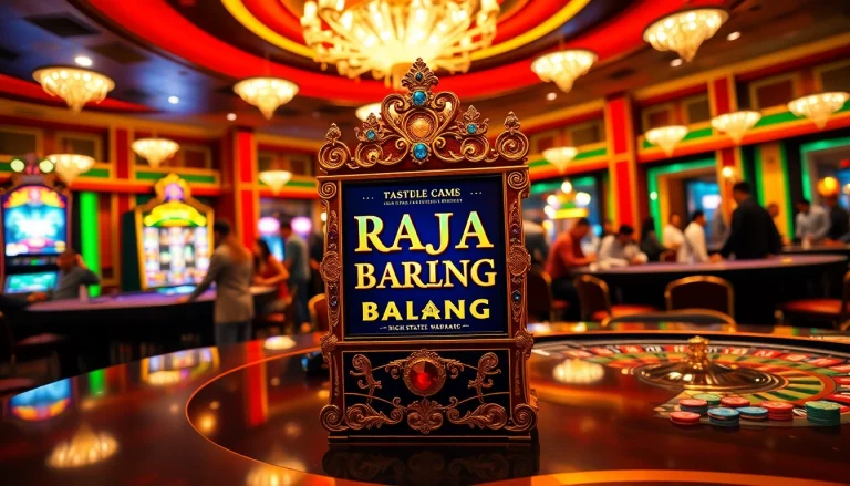 Engage with the exciting raja barong slot machine featuring vibrant gameplay and luxurious casino elements.