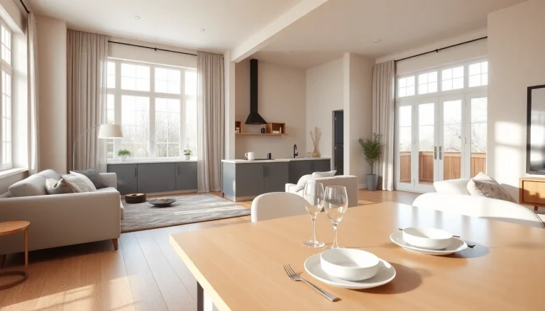 Transforming living space with modern home renovation featuring a stylish kitchen.