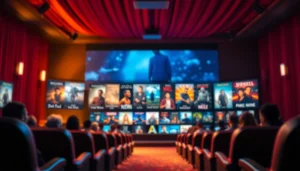 Visit https://bandarlayarkaca21.com for an interactive movie streaming experience with popular films displayed.