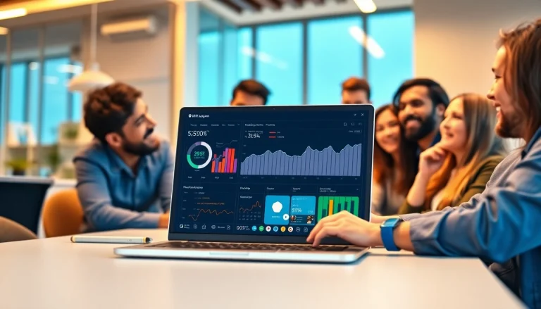 Boost your marketing strategies using the effective Instagram smm panel displayed in a modern office.