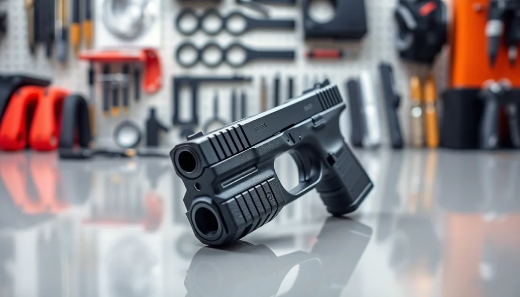 Enhance your pf940v2 glock 17 with this detailed frame kit image showcasing precision craftsmanship.